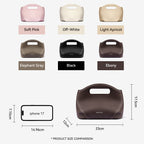 [Hudson Bag] BOSTANTEN Tas Selempang Wanita Mini Lucu - 3in1 Crossbody/Underarm/Tangan, Desain Handle Unik & Tali Adjustable