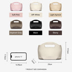 [Hudson Bag] BOSTANTEN Tas Selempang Wanita Mini Lucu - 3in1 Crossbody/Underarm/Tangan, Desain Handle Unik & Tali Adjustable