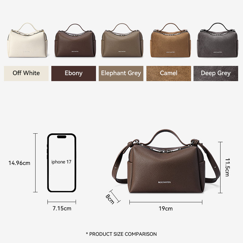 [Vanity Bag] BOSTANTEN Tas Selempang Wanita Premium Kulit Sintetis & Suede - Multifungsi 3in1 Handheld Crossbody Bag