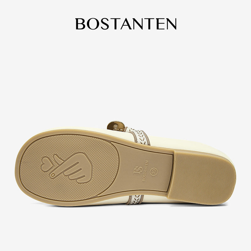 [Gina Flatshoes] Bostanten shoes Sepatu Wanita Sandal Mules Style