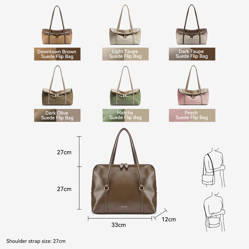 [Book Tote Bag] BOSTANTEN Totebag Dua Sisi – Tas Bahu Besar Elegan Bergaya Korea