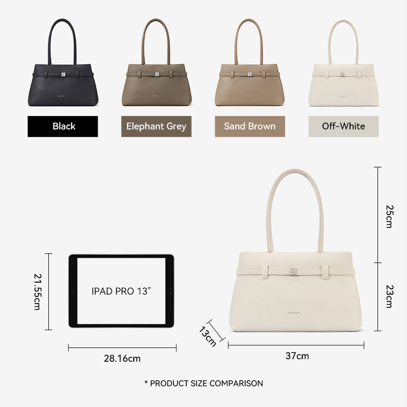 [Lock Tote Bag] BOSTANTEN Tas Tote Kulit PU Tas Selempang Handbag Wanita Korean Style Tote Bag Wanita