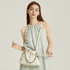 Bostanten Tas Wanita Sling Bag | Shoulder Bag Desain Bukaan Tali Serut