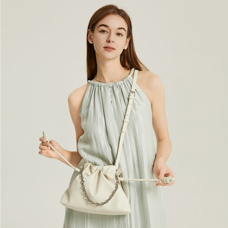 Bostanten Tas Wanita Sling Bag | Shoulder Bag Desain Bukaan Tali Serut