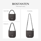 [Teddy Bag] BOSTANTEN Tas Selempang Wanita Kulit Suede Mini Fashionable – Desain Tali Anyaman DIY Adjustable Strap Tas Selempang