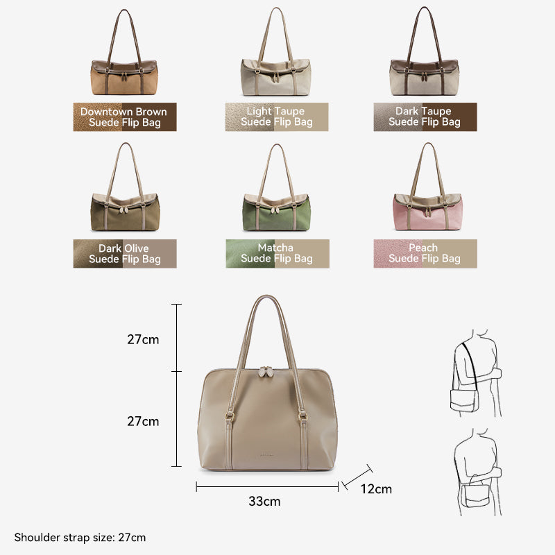 [Book Tote Bag] BOSTANTEN Totebag Dua Sisi – Tas Bahu Besar Elegan Bergaya Korea