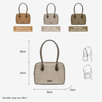 [Suede Toast Bag] BOSTANTEN Totebag Wanita Tas laptop 13,3 inci Tas Bahu Kuliah Terbaru Tas Bahu Kekinian