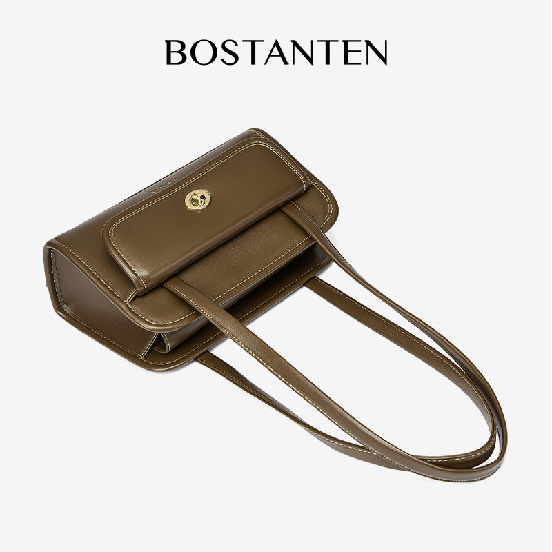 [Esline Bag] BOSTANTEN Tas Bahu Wanita Serbaguna – Pocket Depan