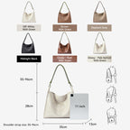 [Carrie Bag]Tas Wanita Tas Berkapasitas Besar Tote bag 2 in 1