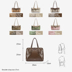 [Book Tote Bag] BOSTANTEN Totebag Dua Sisi – Tas Bahu Besar Elegan Bergaya Korea