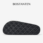 BOSTANTEN Ark Classic Flat Sandal Wanita Sepatu Casual Birken Slide Dua Buckle Umroh Haji Empuk Nyaman Anti Slip