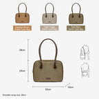 [Suede Toast Bag] BOSTANTEN Totebag Wanita Tas laptop 13,3 inci Tas Bahu Kuliah Terbaru Tas Bahu Kekinian