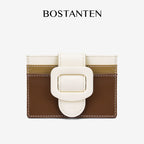 [lce Cream Card Pouch] BOSTANTEN Card Holder Dompet Mini Wanita Kulit PU