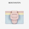 [lce Cream Card Pouch] BOSTANTEN Card Holder Dompet Mini Wanita Kulit PU