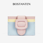 [lce Cream Card Pouch] BOSTANTEN Card Holder Dompet Mini Wanita Kulit PU