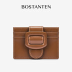 [lce Cream Card Pouch] BOSTANTEN Card Holder Dompet Mini Wanita Kulit PU