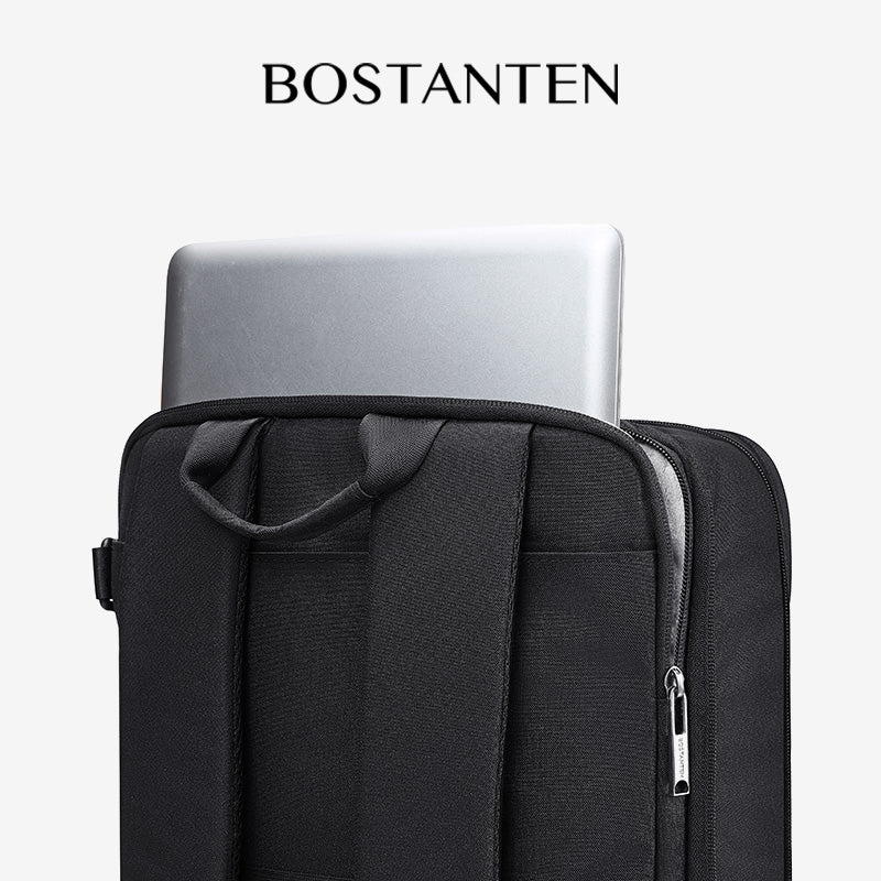 Bostanten Dualpack Bag Tas Ransel Pria Expandable Tas Laptop Anti Air untuk Kerja Bisnis Sekolah Kuliah