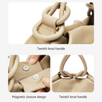 [Veneta Bag] BOSTANTEN Women Hand Bag Tas Selempang 2026 Wanita Hand Bag Sling Bag Multifungsi 3 in 1 Modis Elegan Warna Solid