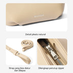 [Hudson Bag] BOSTANTEN Tas Selempang Wanita Mini Lucu - 3in1 Crossbody/Underarm/Tangan, Desain Handle Unik & Tali Adjustable