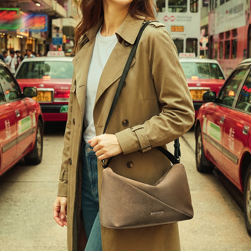 [Pouch Bag] BOSTANTEN Tas Selempang Tas Wanita Bag Woman's Fashion Bag Top Handle Bag