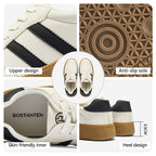 [Kelly Shoes] Bostanten Sepatu Sneakers Wanita Sam-ba Sepatu casual terbaru