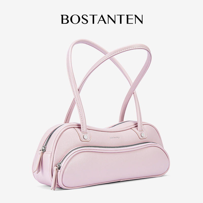 [Bobo Bag] BOSTANTEN Tas tangan wanita mode baru Tas Bahu Tas Bowling Desain