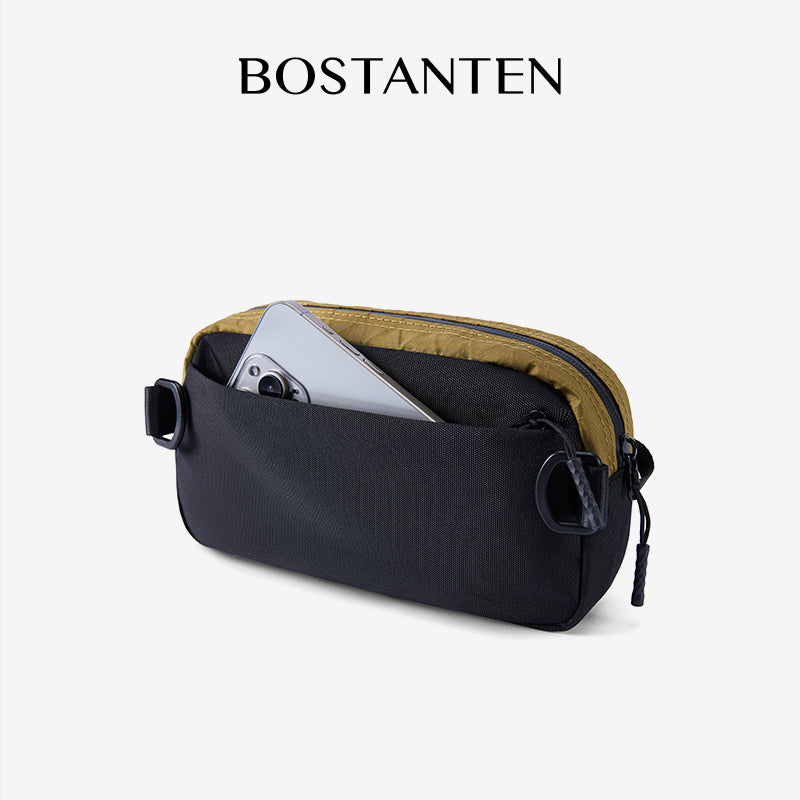 BOSTANTEN Tas Pinggang Pria Tas Bahu Pria Waistbag Pria Clucth Bag Tahan Air