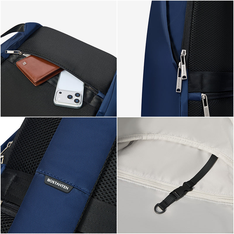 Bostanten Liteflex Tas Ransel Pria Tas Laptop Expandable Anti Air Backpack Kerja Sekolah Kuliah Travelling Outdoor