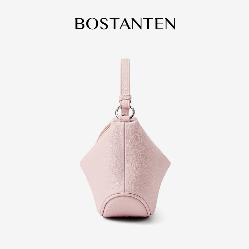 [Loop Bag] BOSTANTEN Tas Selempang Wanita Tas Tangan Silinder Premium Kulit Multi Carry Hand/Underarm/Crossbody Fashion