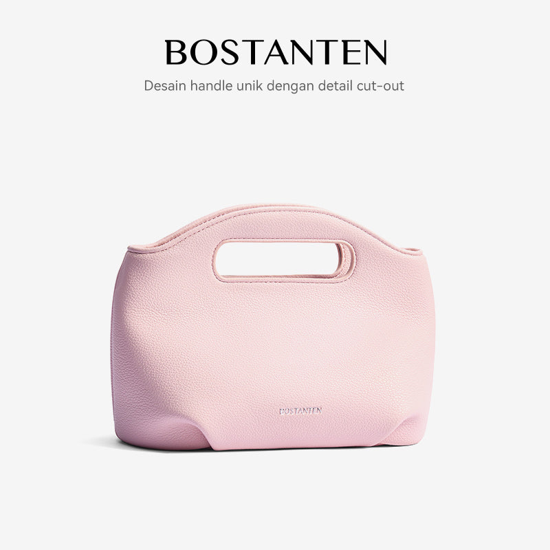 [Hudson Bag] BOSTANTEN Tas Selempang Wanita Mini Lucu - 3in1 Crossbody/Underarm/Tangan, Desain Handle Unik & Tali Adjustable