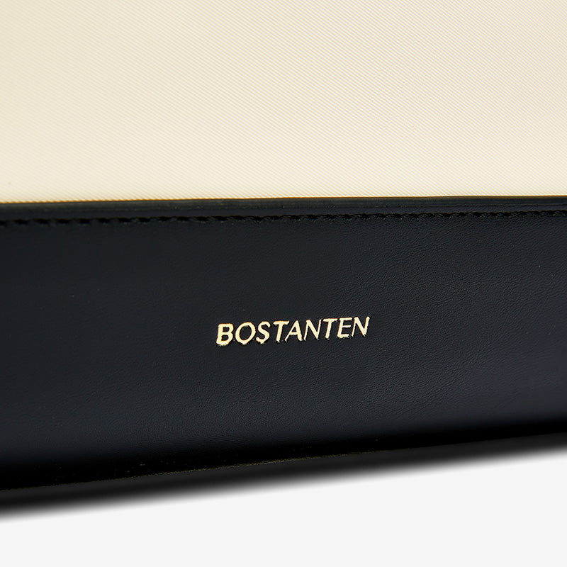 [Olivia Bag] BOSTANTEN Totebag Wanita – Canvas & Kulit Sintetis, Kapasitas Besar