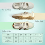 BOSTANTEN Polley Shoes Sneakers Wanita Sepatu Mary Jane