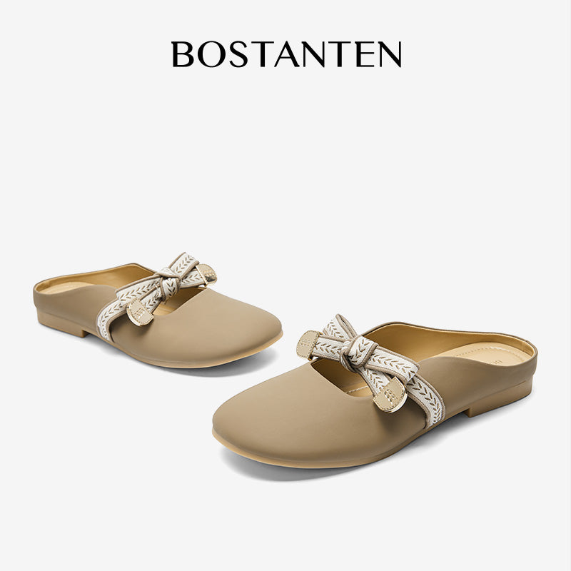 [Gina Flatshoes] Bostanten shoes Sepatu Wanita Sandal Mules Style