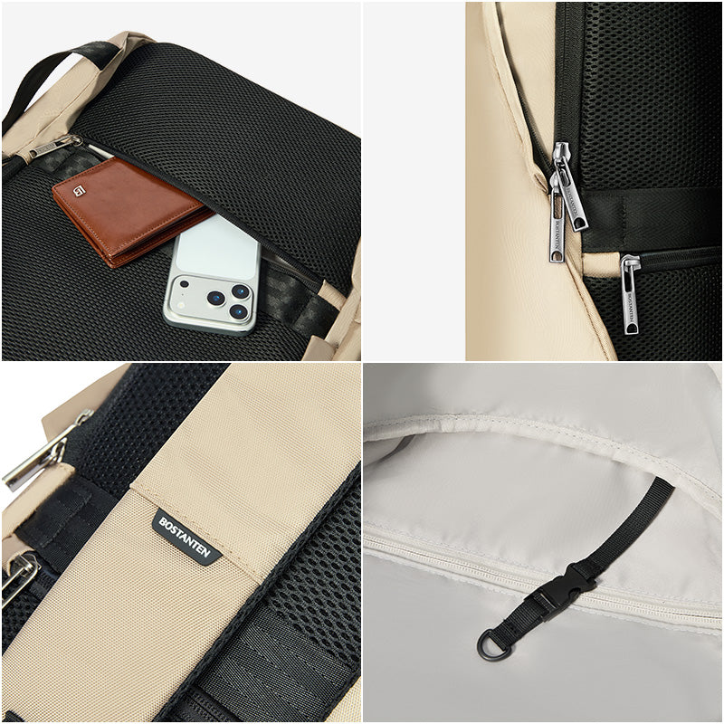 Bostanten Liteflex Tas Ransel Pria Tas Laptop Expandable Anti Air Backpack Kerja Sekolah Kuliah Travelling Outdoor