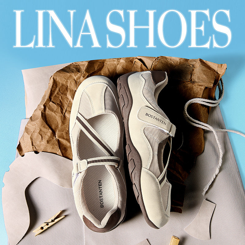 BOSTANTEN Lina Shoes Sneakers Wanita Sepatu Mary Jane