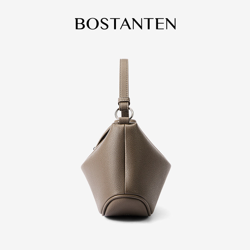 [Loop Bag] BOSTANTEN Tas Selempang Wanita Tas Tangan Silinder Premium Kulit Multi Carry Hand/Underarm/Crossbody Fashion