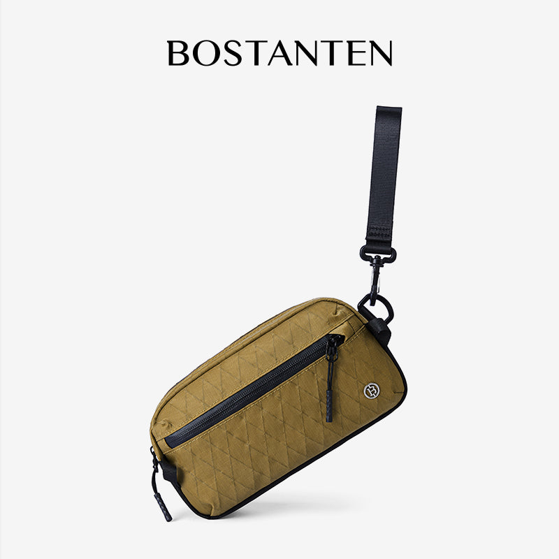 BOSTANTEN Tas Pinggang Pria Tas Bahu Pria Waistbag Pria Clucth Bag Tahan Air