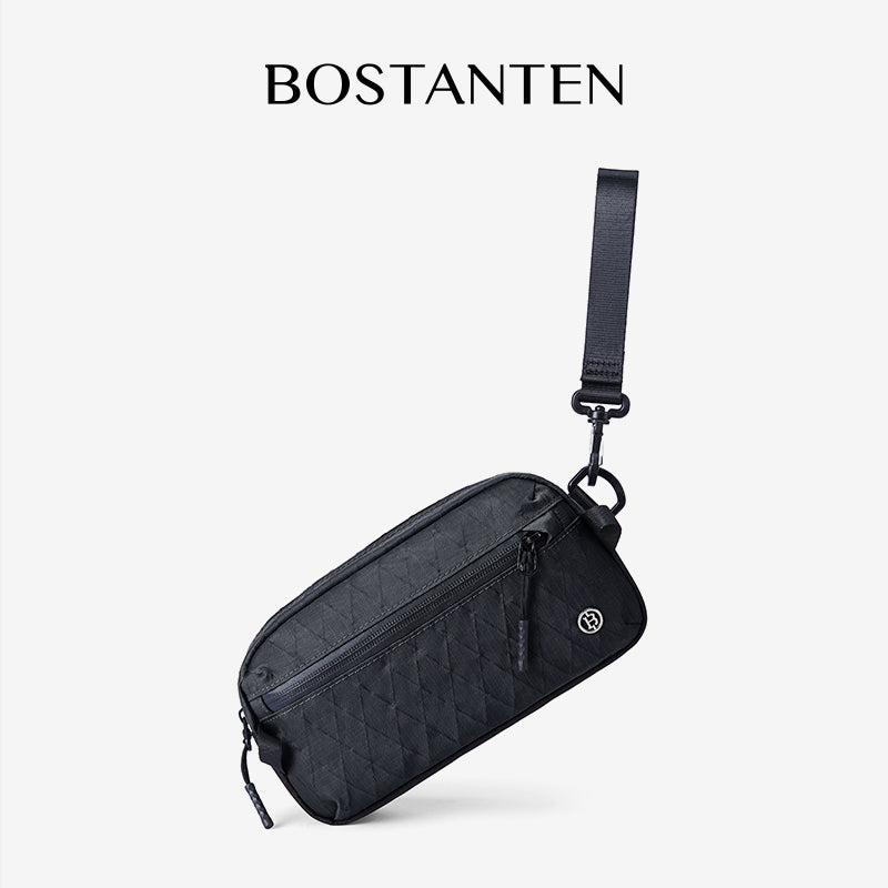 BOSTANTEN Tas Pinggang Pria Tas Bahu Pria Waistbag Pria Clucth Bag Tahan Air