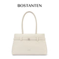 [Lock Tote Bag] BOSTANTEN Tas Tote Kulit PU Tas Selempang Handbag Wanita Korean Style Tote Bag Wanita