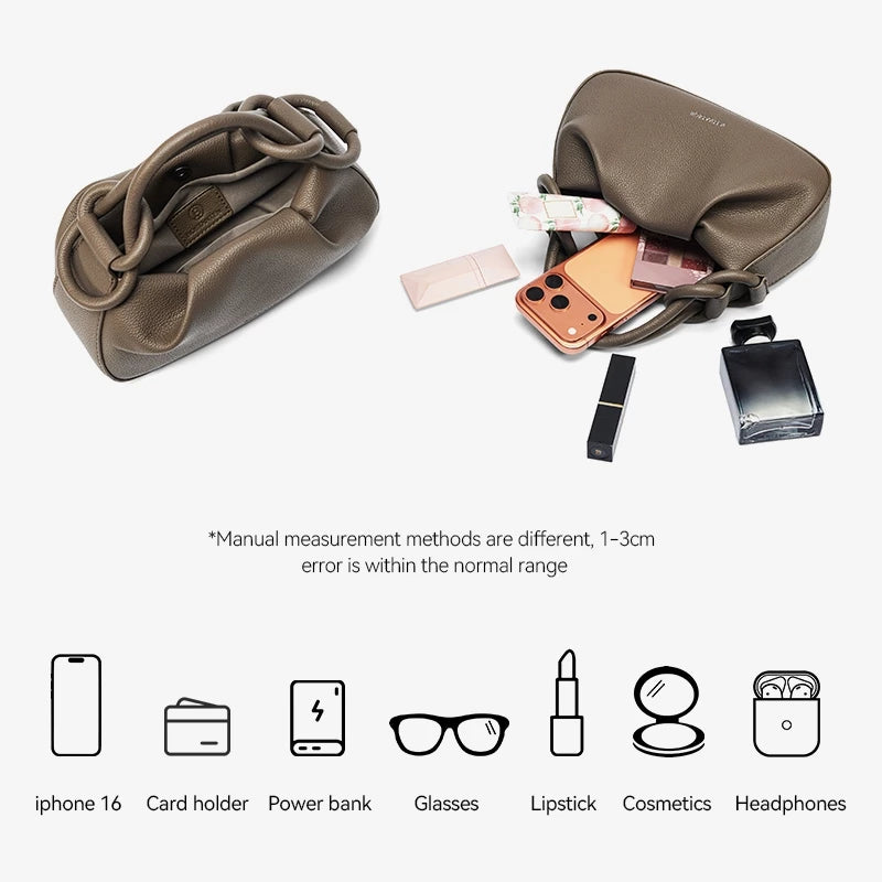 [Veneta Bag] BOSTANTEN Women Hand Bag Tas Selempang 2026 Wanita Hand Bag Sling Bag Multifungsi 3 in 1 Modis Elegan Warna Solid