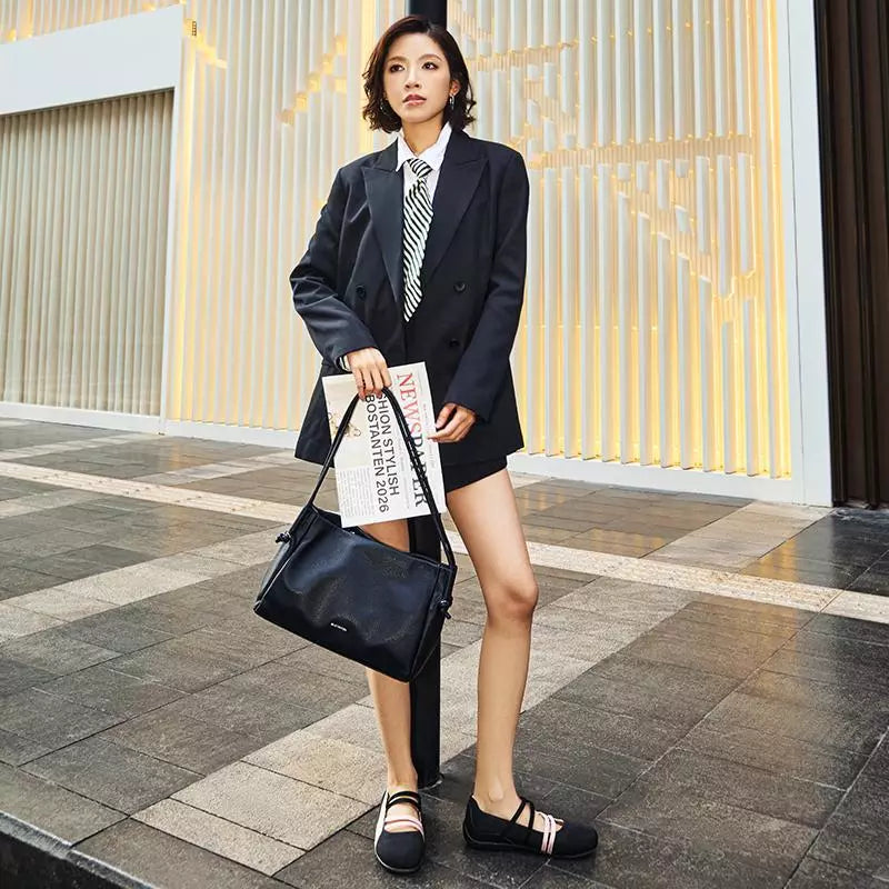 [Supple Bag] BOSTANTEN Tas Selempang Wanita Handbag Wanita Shoulder Bag Kulit Sintetis Mewah